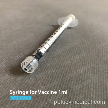 Seringa de vacina de 1 ml para covid